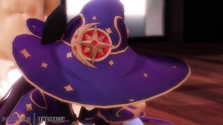 Genshin Impact - Mona's Xmas Gift [UNCENSORED ANIMATED 4K R-teenie MMD]