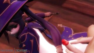 Genshin Impact - Mona's Xmas Gift [UNCENSORED ANIMATED 4K R-teenie MMD]