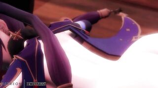 Genshin Impact - Mona's Xmas Gift [UNCENSORED ANIMATED 4K R-teenie MMD]