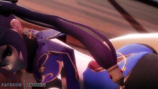 Genshin Impact - Mona's Xmas Gift [UNCENSORED ANIMATED 4K R-teenie MMD]