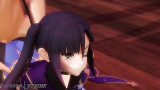 Genshin Impact - Mona's Xmas Gift [UNCENSORED ANIMATED 4K R-teenie MMD]