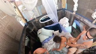 two blondes in beauty underwear dig hardcore sex into 4some