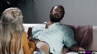 Milf RAchael Cavalli joins husband and 19 yo in threesome