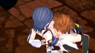 Sora Gets Dick Sucked by Aqua, Fucks her in the Water. Kingdom