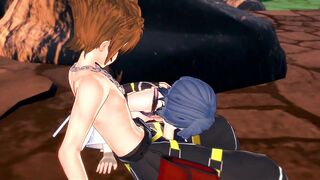 Sora Gets Dick Sucked by Aqua, Fucks her in the Water. Kingdom