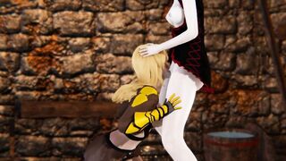 RWBY - Futa - Salem x Yang - 3D Porn