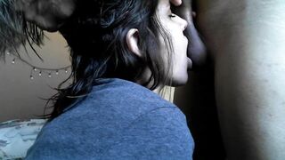 Freaky Blonde 19 Year Old Suck his Cock and Booty as Payment