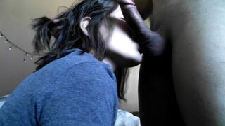 Freaky Blonde 19 Year Old Suck his Cock and Booty as Payment