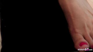 Cutie Skinny women with gorgeous Feet Pickup and offer Turf Job