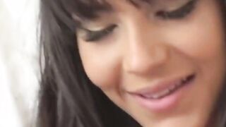 cumshot horny teen lets pervert step-brother watch her