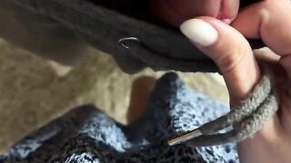 Hot Girl Roommate Pussy Rubbed Till Cum Panties