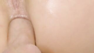 creampie she couldn't resist that big dick in her ass