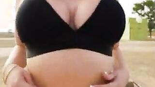 Public Sex with big tits pornstar