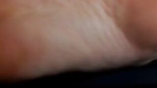 Cute Amateur Teen gives a nice Footjob
