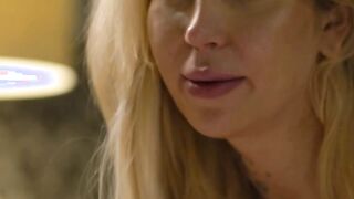 Blonde Tbabe Gracie Jane being teased by her partner