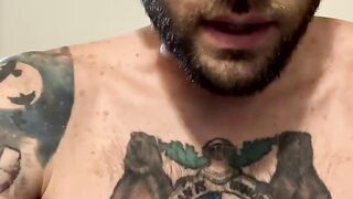 Fascinating tattoo Lil' Buddy masturbating Part 4