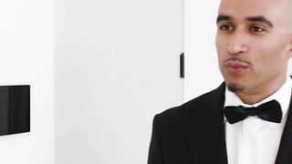 Tgirl Gracie Jane fuck bestie on wedding