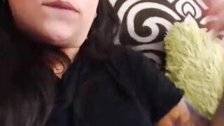 Latina Self Foot Worship and Toe sucking