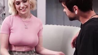 Huge Boobed rich Girl Gracie Gates hooks up with a bad boy while parents are out