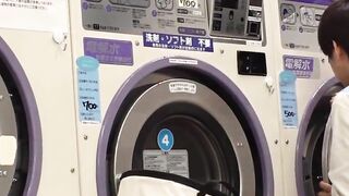 Seduced By Beautiful Japanese Girl At Coin Laundry