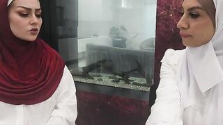 Creampie my hijab wife and mistress 2