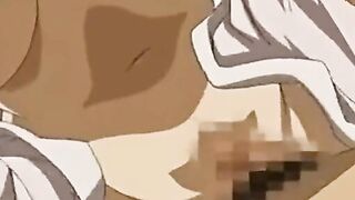 Sexy girl with amazing boobs gets creampie