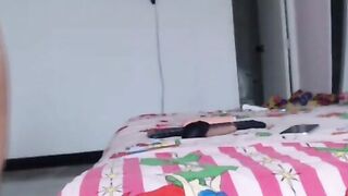Hot Chick bending over for you and masturbates