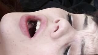 Slender EU Hot Getting Pounded by two Mature Guys Outdoor