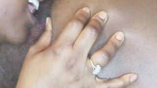 Jalesa rims and sniff on tasty man anus