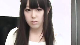 Japanese lovely shy 18yo girl helps boyfriend to cum More at Elitejavhd.com