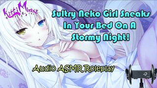 ASMR - Sultry Neko Cat Women Sneaks into your Bed on a