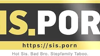 SIS.PORN. Brazen Hot smokes cigarette and penis of stepbrother who