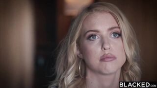 BLACKED Sex-addicted tiny Blonde can't resist long african dick