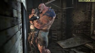 Massive 3D Animation Compilation involving Monster that roughly destroy game girls
