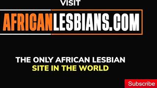 Hidden Black lesbo lovers WC sex rendezvous