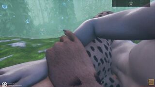 Wild Life / Cheetah Furry point of view Porn in Deep Jungle