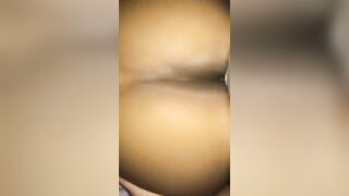 Doggy point of watch black long butt amateur