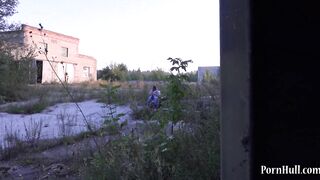 bbw masturbating in a public place