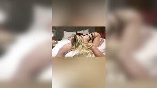 hot Fiance Plowed inside the Kitchen after Fellatio on the