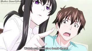 Hentai Uncensored | MILF Played the Console, and then Sucked the Penis