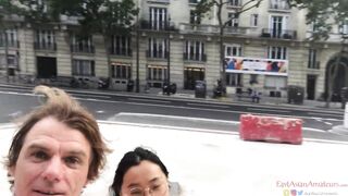 刘玥 Asian oriental June Liu Cummed - SpicyGum Fucks American