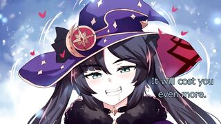 Mona Cuts you a Deal -anime JOI (Patreon December) (Genshin Impact JOI,