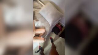 Super Sexy White Bimbo Takes 2 Huge African Dicks