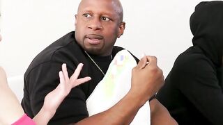 Kenzie Madison Loses Bet And Must Fuck Two Black Thugs