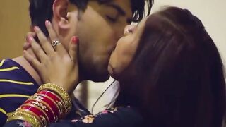 Honeymoon with Married Indian Couple - busty exotic wife in homemade porn video