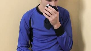 The sight of his own foot makes him feel really turned on