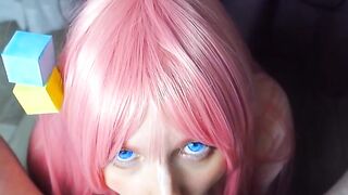 Pink-haired animated sexy gets a perfect pounding