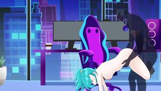 NIGHTGAMER-GIRL WITH SOCKS