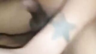 Cumming while riding the Dick