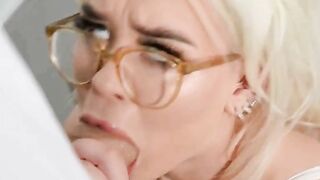 Gina Varney Gives Her Doctor A Sloppy Blowjob Showing Him That Drool Can Be Great For